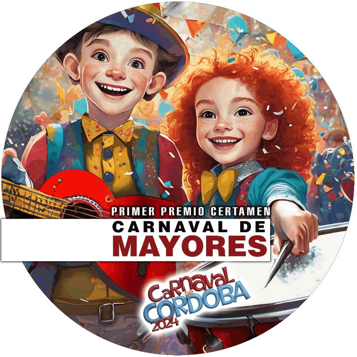 cartel en redondo carnaval mayores 2024