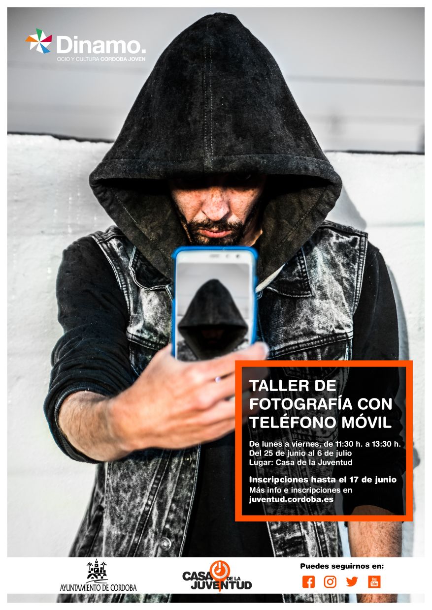 CARTEL TALLER DE FOTOGRAFIA CON TELEFONO MOVIL