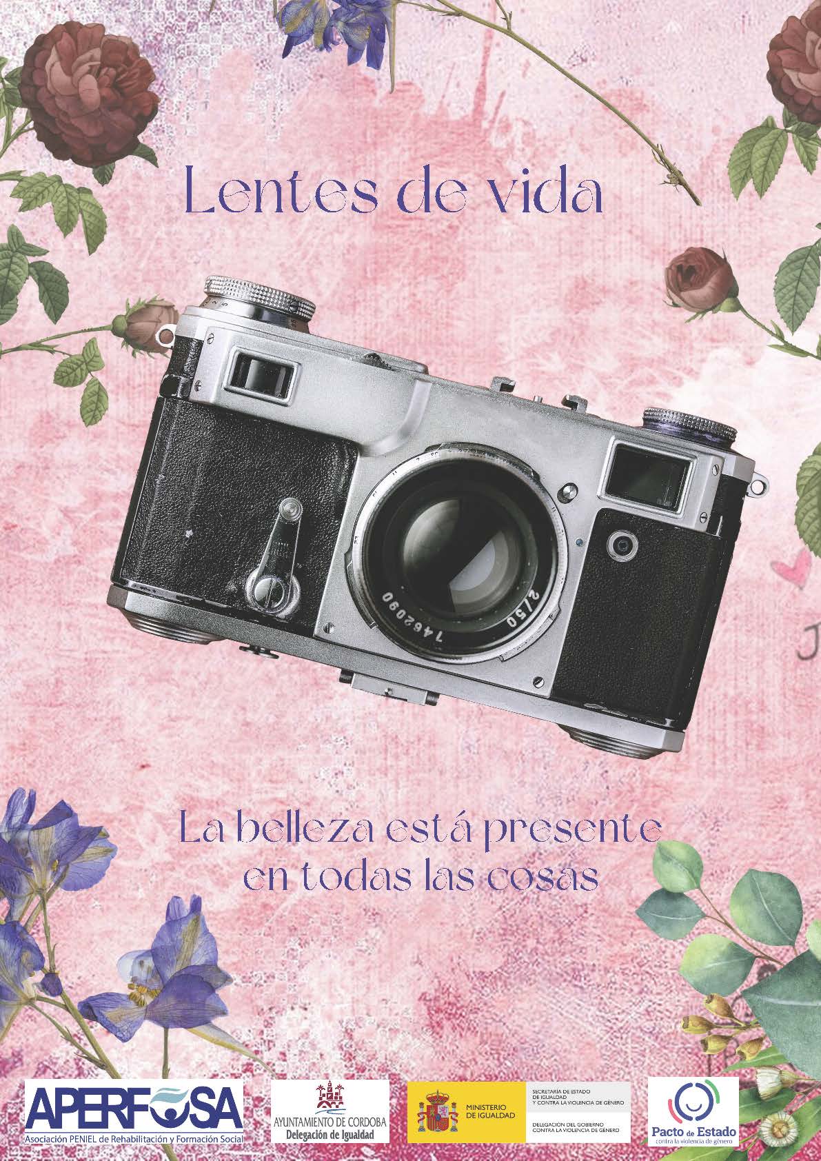 Cartel Exposición Fotográfica Lentes de Vida