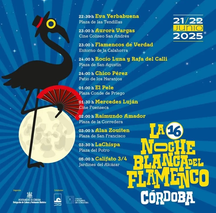 ¡Vuelve la Noche Blanca del Flamenco a Córdoba!