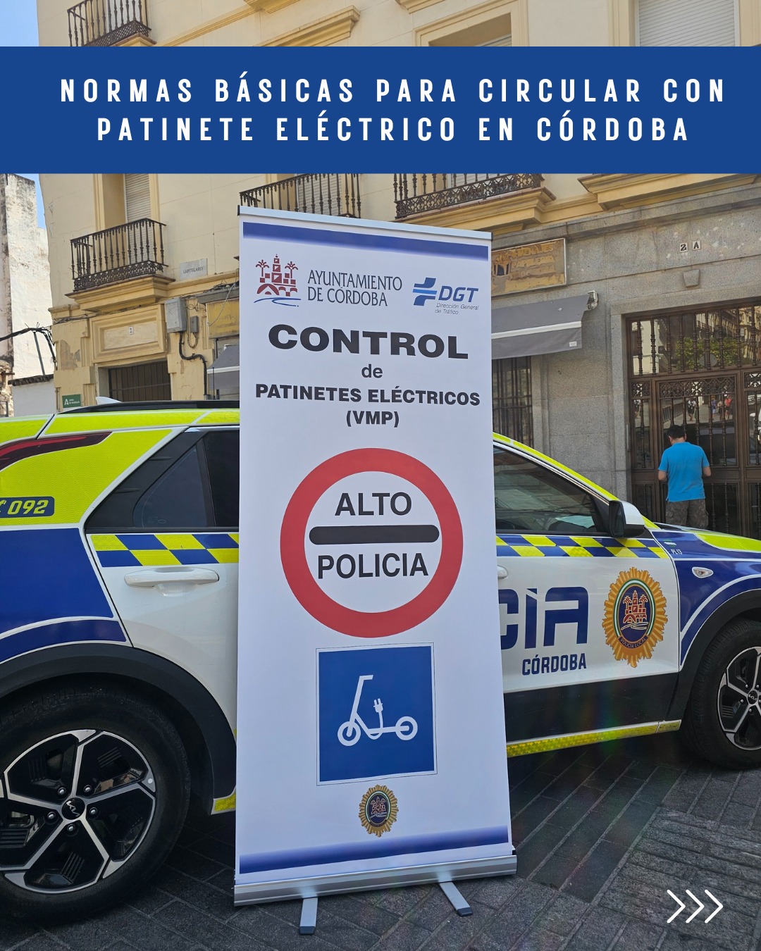 Campaña especial de control de patinetes