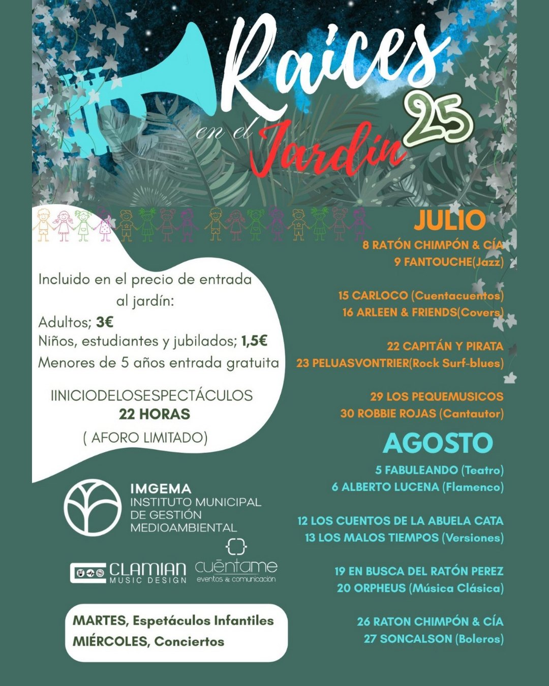 ¡Raíces en el Jardín 25 - Real Jardín Botánico de Córdoba!
