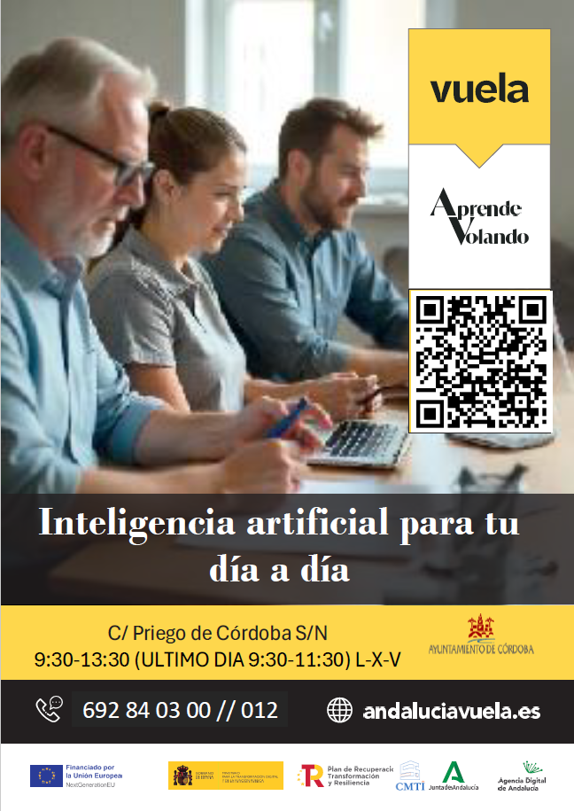 Andalucía vuela. Curso Inteligencia Artificial para tu día a día.