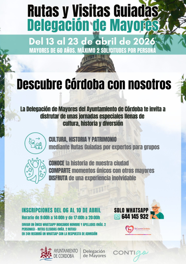 Rutas y visitas guiadas: descubre Córdoba con nosotros 2026