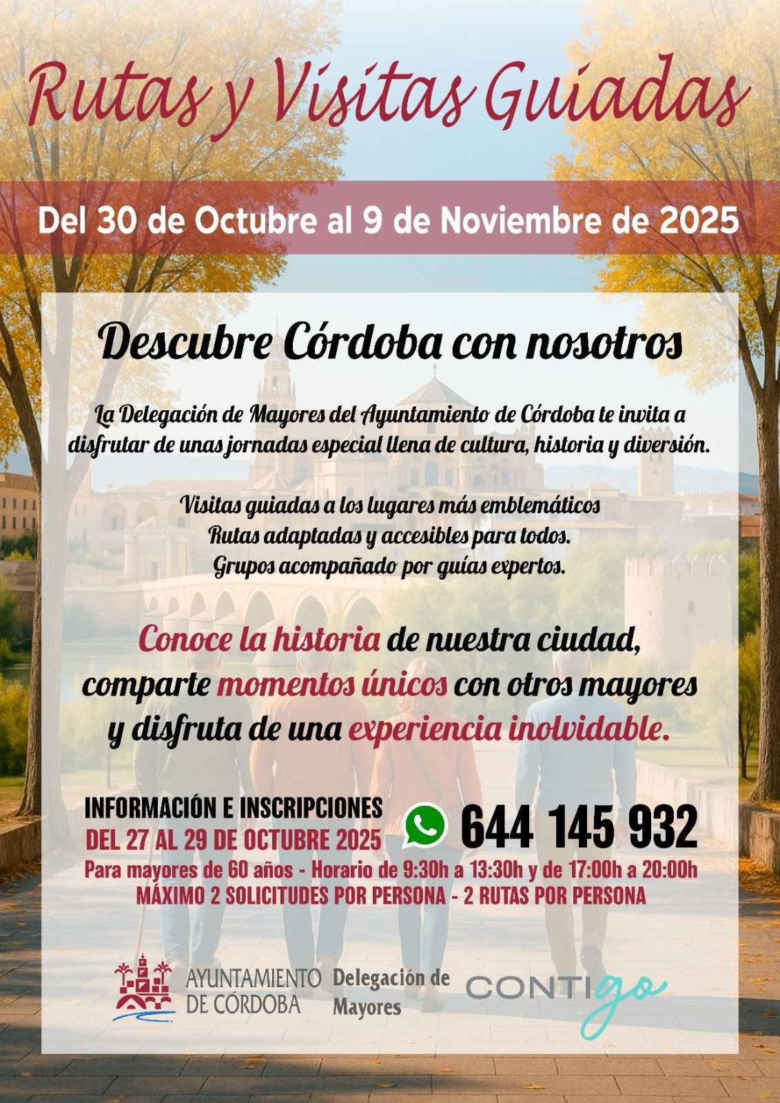 CARTEL RUTAS VISITAS GUIADAS