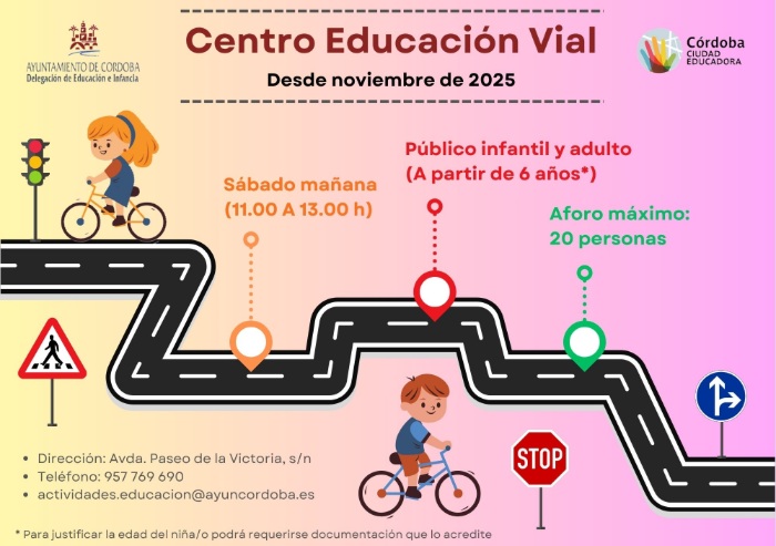 cartel horario educacion vial noviembre 2025