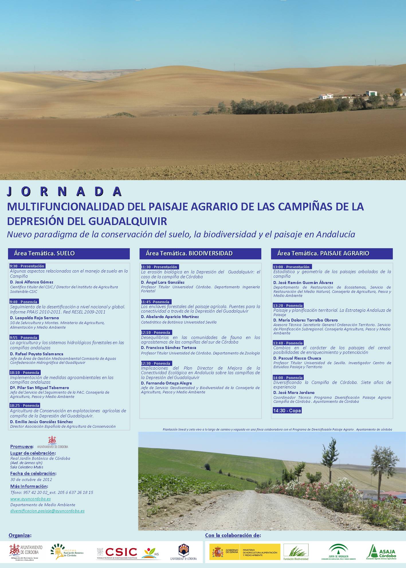 Cartel jornada campiña cordobesa